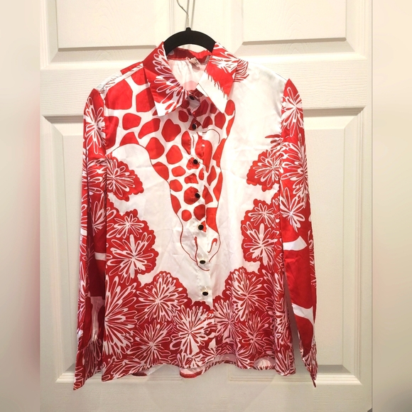 Button Down Blouse - Picture 1 of 8